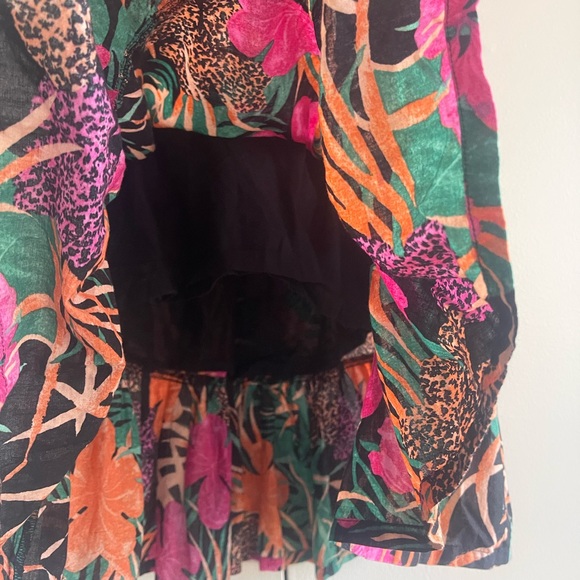 Moda International’s Floral Charm in Strapless Dress - Picture 5 of 7